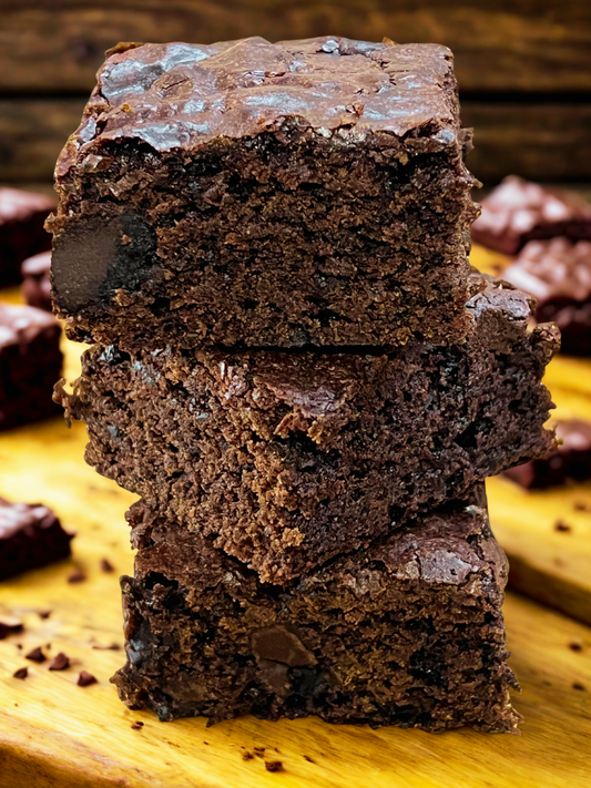 Assorted fudge brownies