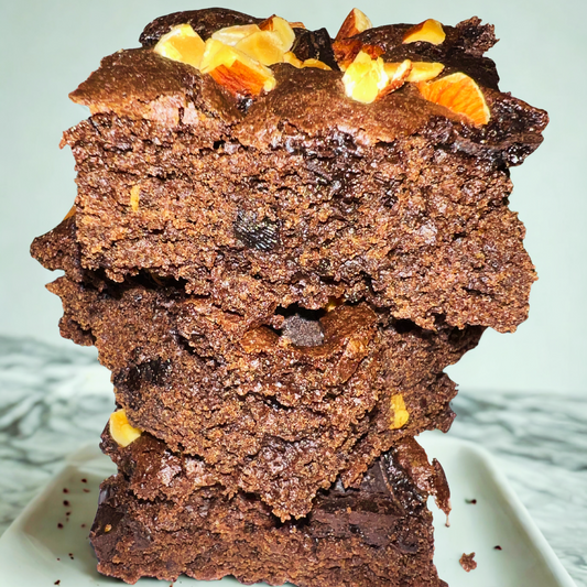 Almond fudge brownies