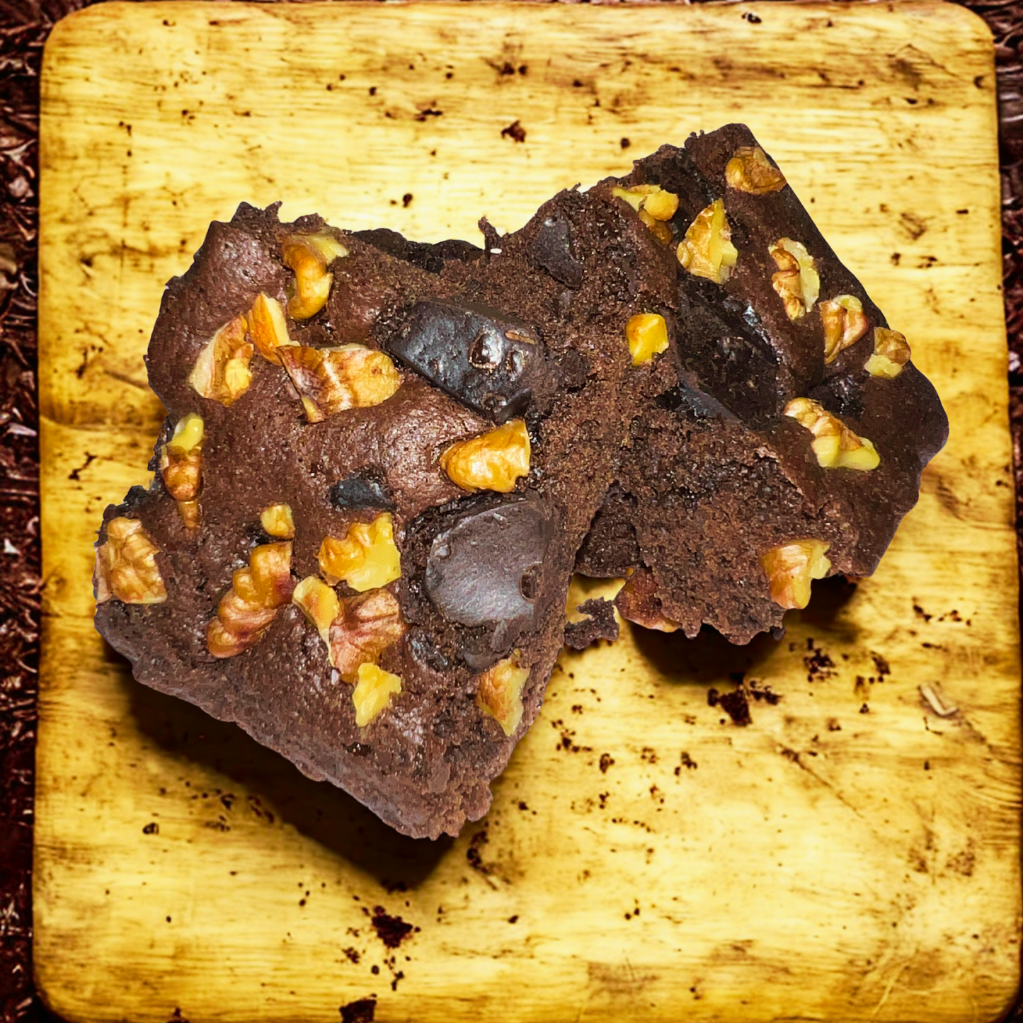 Walnut fudge brownies